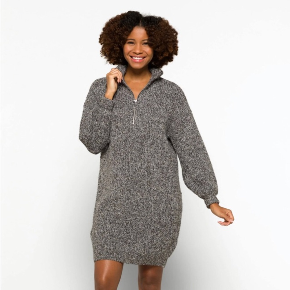 NWT Vero Moda Black High Neck Dress Size M - Picture 1 of 3